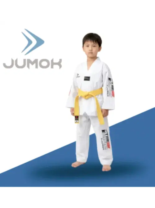JUMOK ACEMİ TAEKWONDO BEYAZ YAKA ELBİSE JUMOK ACEMİ TAEKWONDO BEYAZ YAKA ELBİSE